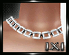 X.Block Necklace(silver)