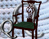 !Q Wooden Chair /Green