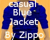 Casual blue Jacket