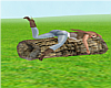 laying on log animated