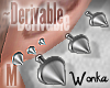 W° Der.Spike Earrings.M