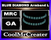 BLUE DIAMOND Armband L