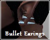 Gold Bullet Earings