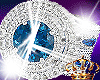 Blue Diamond Ring 12 ct