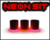 Neon Red Cylinder