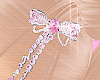 ! diamond bow clip