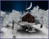 Romantic Winter cabin