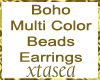 Boho Multi Beads Earring