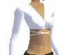 White Wrap Top