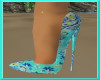 elegant teal heels