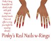 Pinkys Red Nails w-Rings