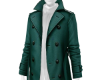 AS Teal Leather Coat