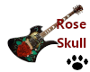 Rose Skull Guitar