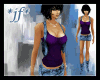 *jf* Denim w Purple Tank