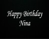 Nina Birthday Sign