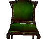 ~B~Antique Green Chair