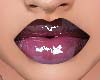Purple Glossy Lips