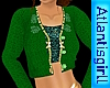 Green Cardy and Top