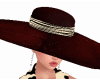 Zola burgundy hat