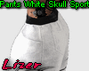 Pants White Skull Sport