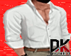 (M)white Tucked Shirt