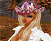 Cowgirl hat. Floral
