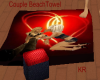 *KR-Couple Beach Towel