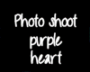 photo shoot purple heart