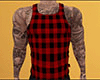 Red Tank Top Plaid (M)