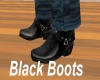 TD-Black Cowboy Boots