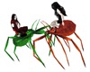 animated spider battle
