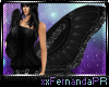 [F] Black fairy wings