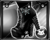 Amber Xmas Heels Black