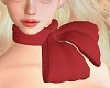 cake bow red