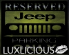Jeep Parking Sign