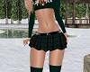 Christmas Green Skirt