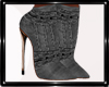 *MM* Denim booties grey