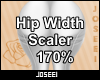 Hip Width Scaler 170%