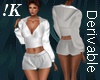 !K! Hooded Shortset