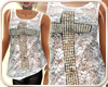 !NC Lace Top Pearl Cross