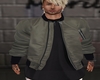 grey bomber jacket