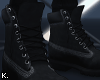 K. V. Black Suede Boots