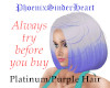 Platinum/Purple Hair
