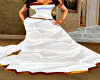 White/Gold weddingdress