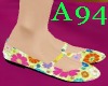 [A94] Child Floral Shoes