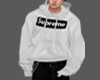 White Supreme Hoodie