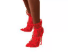 Dona Shoes Crochet Red..