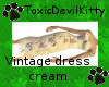 TDK!Vintage dress cream