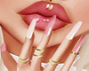Jolie Pink Nails +Rings