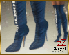 cK Boots Blue Jeans